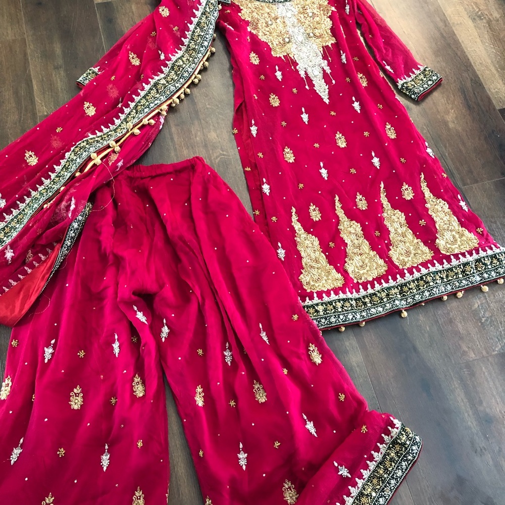 Pakistani/ Indian bridal complete outfit